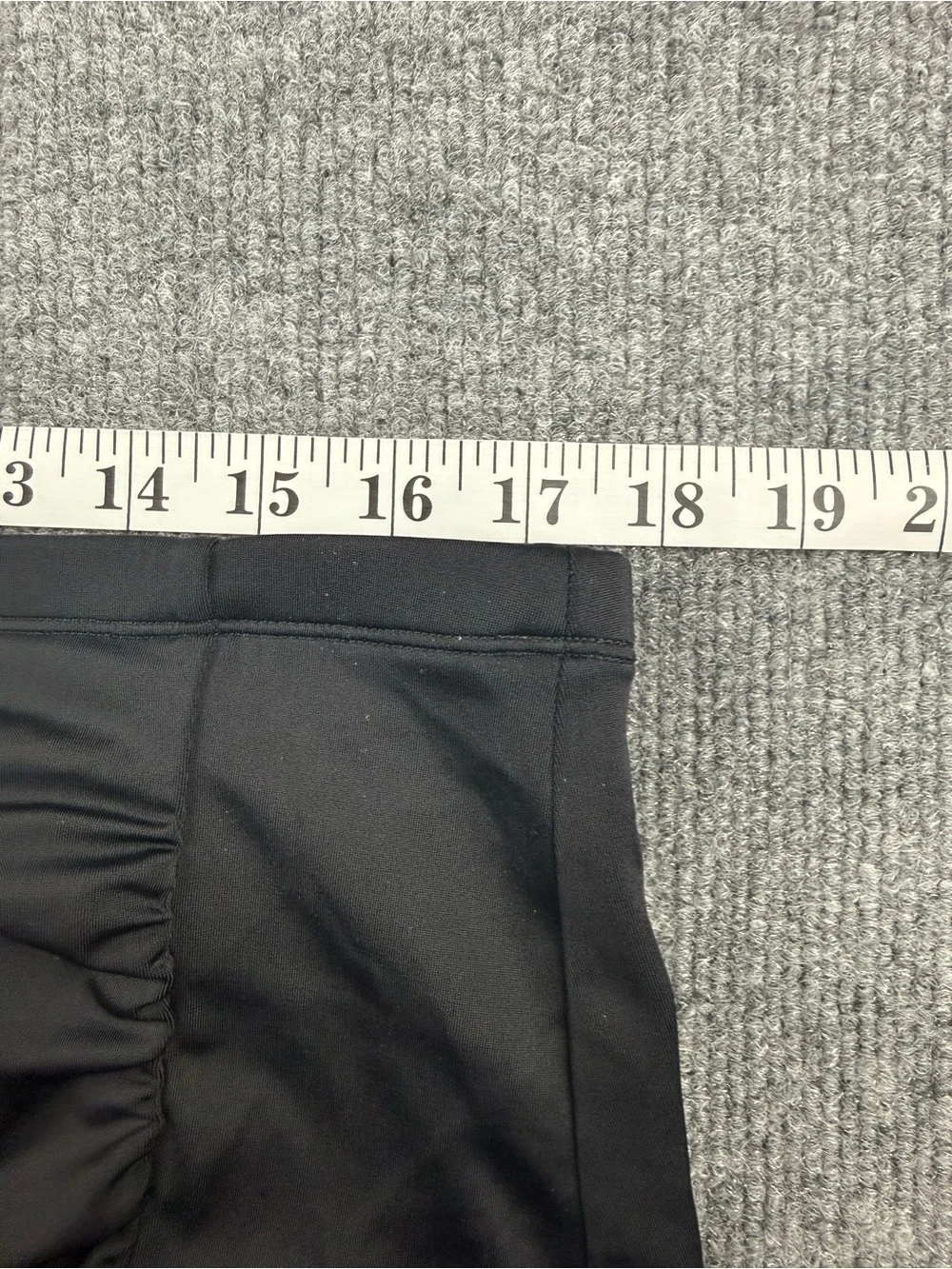 Athleta Black Ruffled Swim Skirt, Size XL - Picture 3 of 5